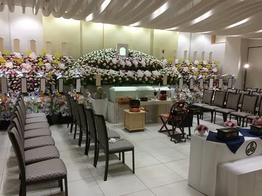 大和葬祭センターで葬儀を行なった写真