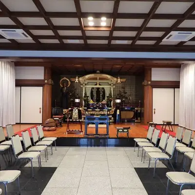 霊源寺で葬儀を行なった写真