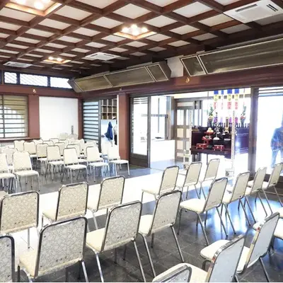 霊源寺で葬儀を行なった写真