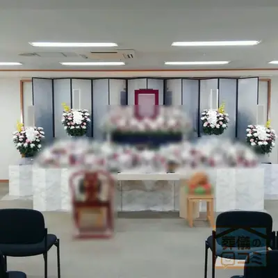 善照寺で葬儀を行なった写真