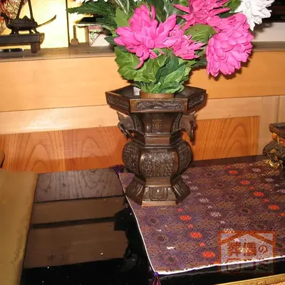 善照寺で葬儀を行なった写真