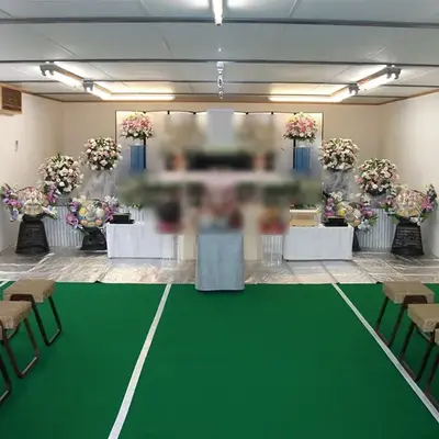 慶元寺で葬儀を行なった写真