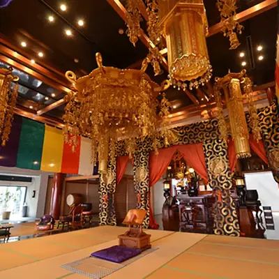 耕雲寺で葬儀を行なった写真