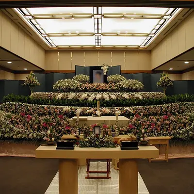 福昌寺で葬儀を行なった写真