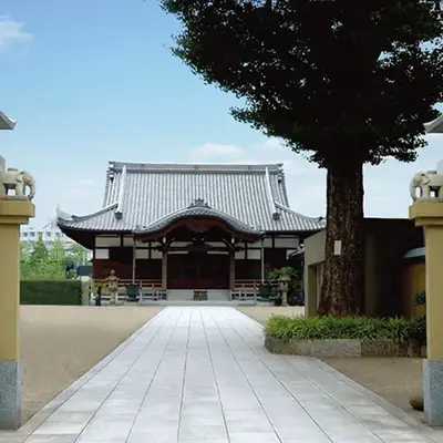 長泉寺で葬儀を行なった写真