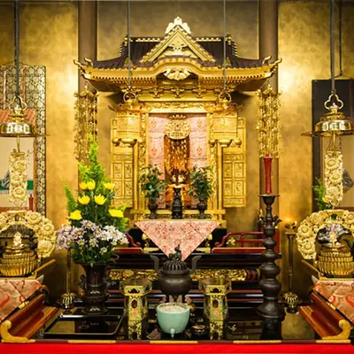 応慶寺で葬儀を行なった写真