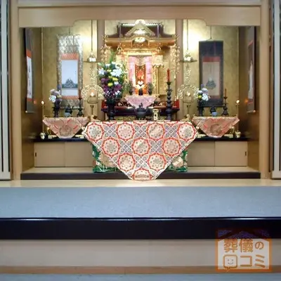 応慶寺で葬儀を行なった写真