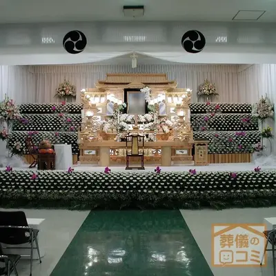 宝仙寺で葬儀を行なった写真