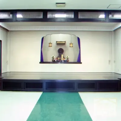 宝仙寺で葬儀を行なった写真