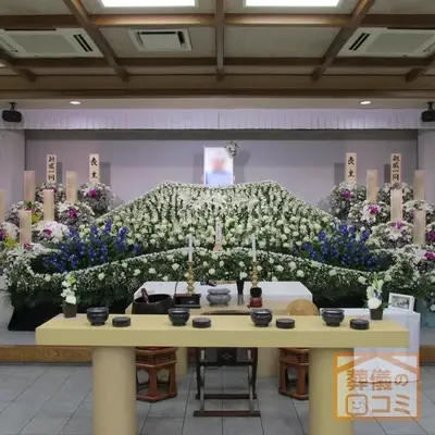 宝仙寺で葬儀を行なった写真