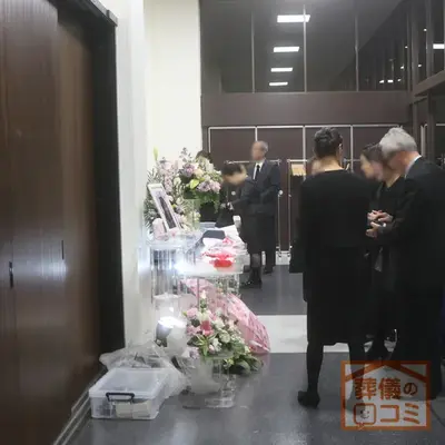 宝仙寺で葬儀を行なった写真