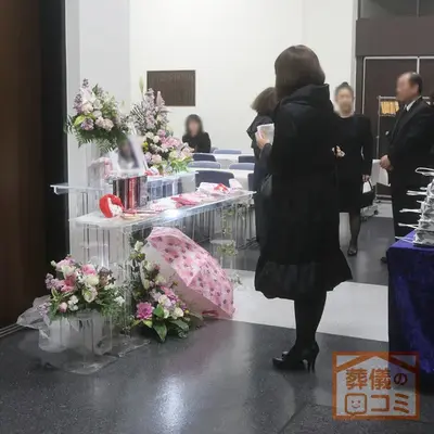 宝仙寺で葬儀を行なった写真