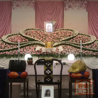 宝仙寺で葬儀を行なった写真