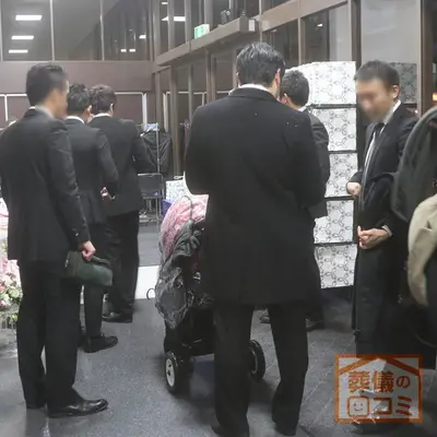 宝仙寺で葬儀を行なった写真