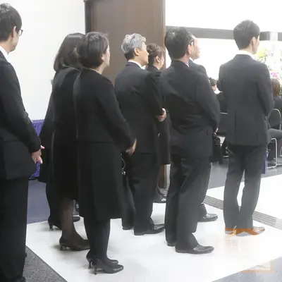 宝仙寺で葬儀を行なった写真