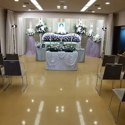 光明院で葬儀を行なった写真