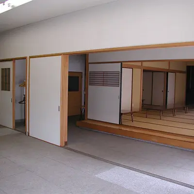 慈恩寺で葬儀を行なった写真