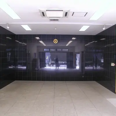 慈恩寺で葬儀を行なった写真