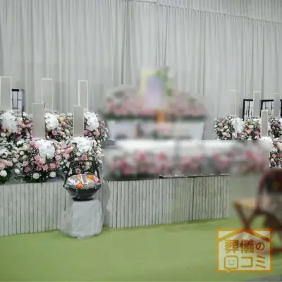 願泉寺で葬儀を行なった写真