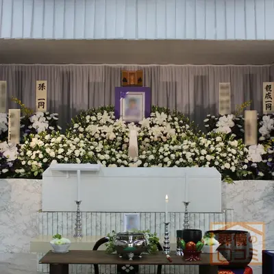 長龍寺で葬儀を行なった写真