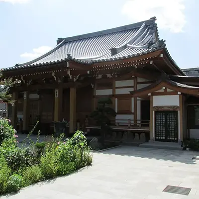 長泉寺で葬儀を行なった写真