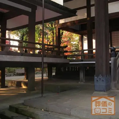 妙法寺で葬儀を行なった写真