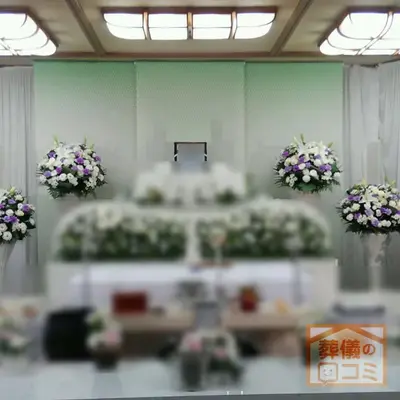 功雲院で葬儀を行なった写真