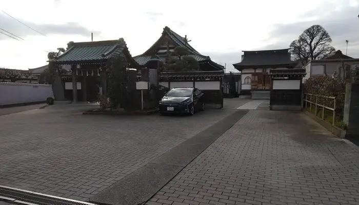 本覚寺で葬儀を行なった写真