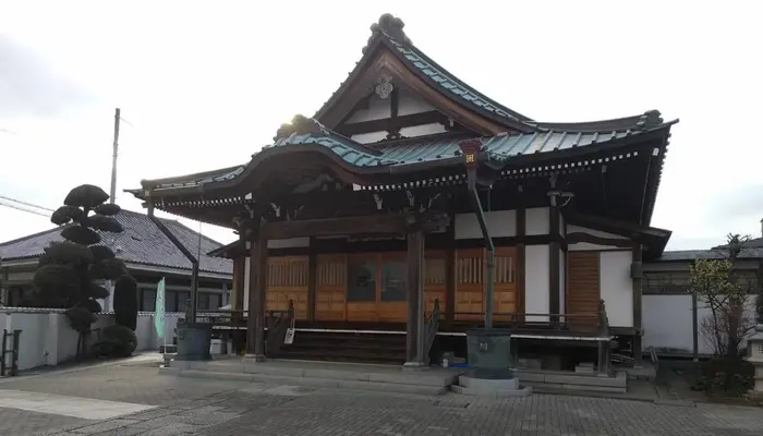 本覚寺で葬儀を行なった写真