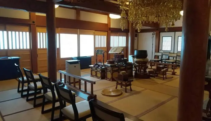 本覚寺で葬儀を行なった写真