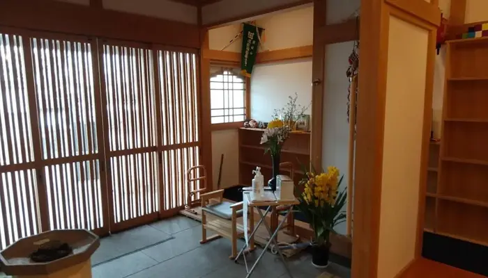 本覚寺で葬儀を行なった写真