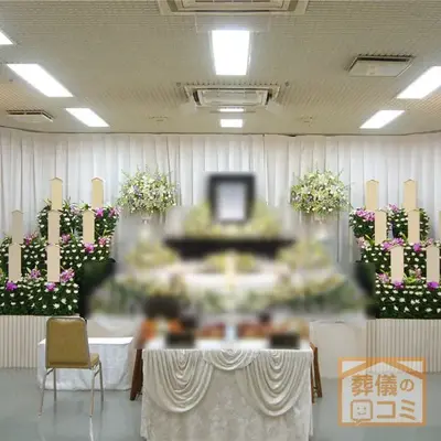 性翁寺で葬儀を行なった写真