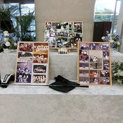 横浜典範で葬儀を行なった写真