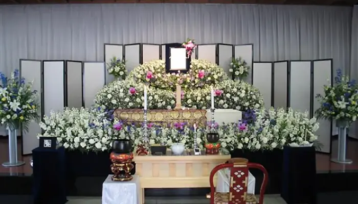 ユニバースセレモニーで葬儀を行なった写真