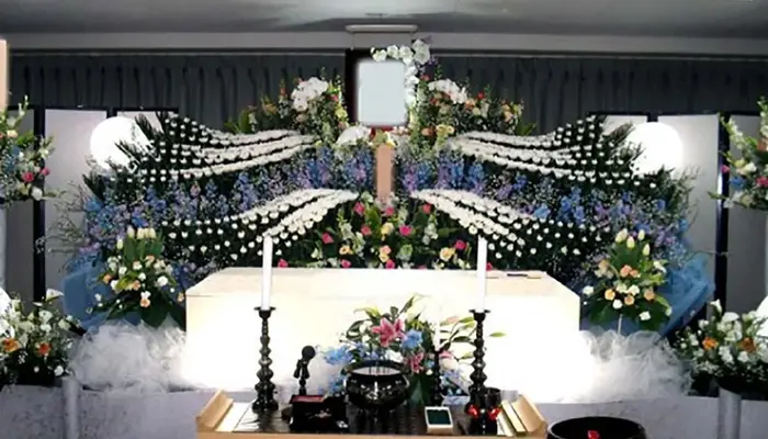 ユニバースセレモニーで葬儀を行なった写真