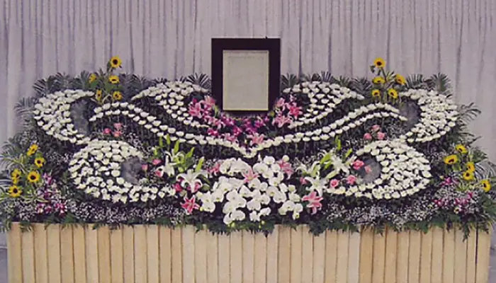 ユニバースセレモニーで葬儀を行なった写真