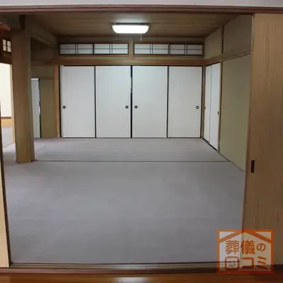 萬福寺で葬儀を行なった写真