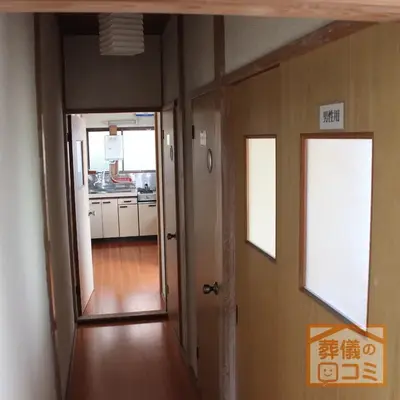 萬福寺で葬儀を行なった写真