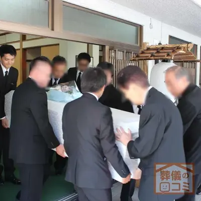 萬福寺で葬儀を行なった写真