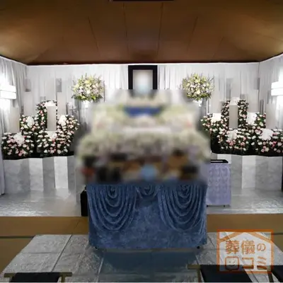 安養寺で葬儀を行なった写真