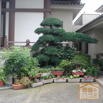 法専寺で葬儀を行なった写真