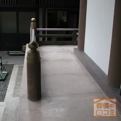 法専寺で葬儀を行なった写真