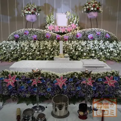 法専寺で葬儀を行なった写真