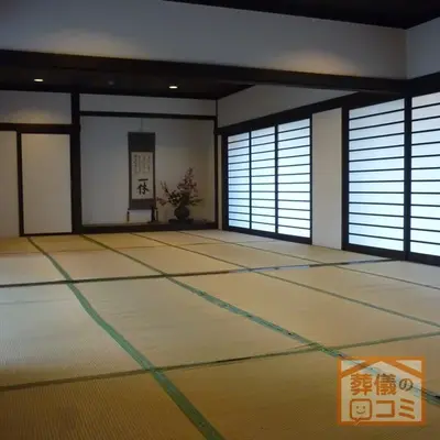 太陽寺で葬儀を行なった写真