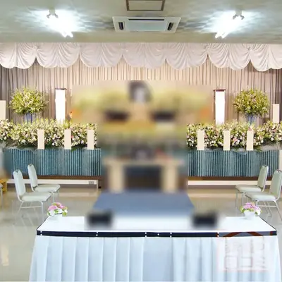 宝泉寺会館で葬儀を行なった写真