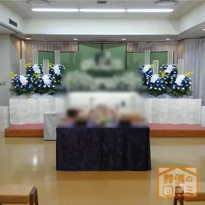 医王寺で葬儀を行なった写真