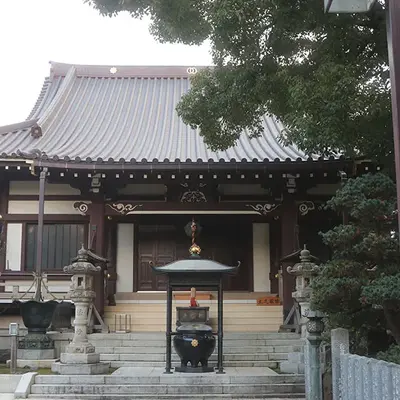 大楽院鳳凰殿で葬儀を行なった写真