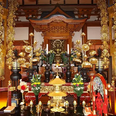 影向寺で葬儀を行なった写真