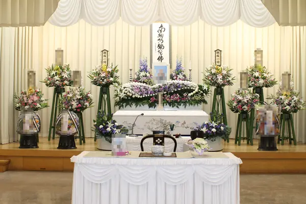 門藤で葬儀を行なった写真