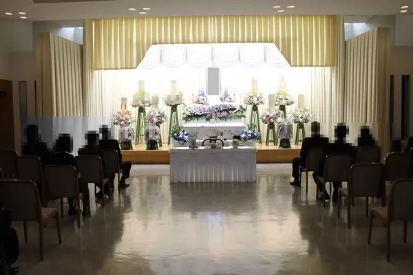 門藤で葬儀を行なった写真